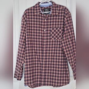 Mens XXL Flannel Shirt Button Front Long Sleeve Shirt By Lashalie